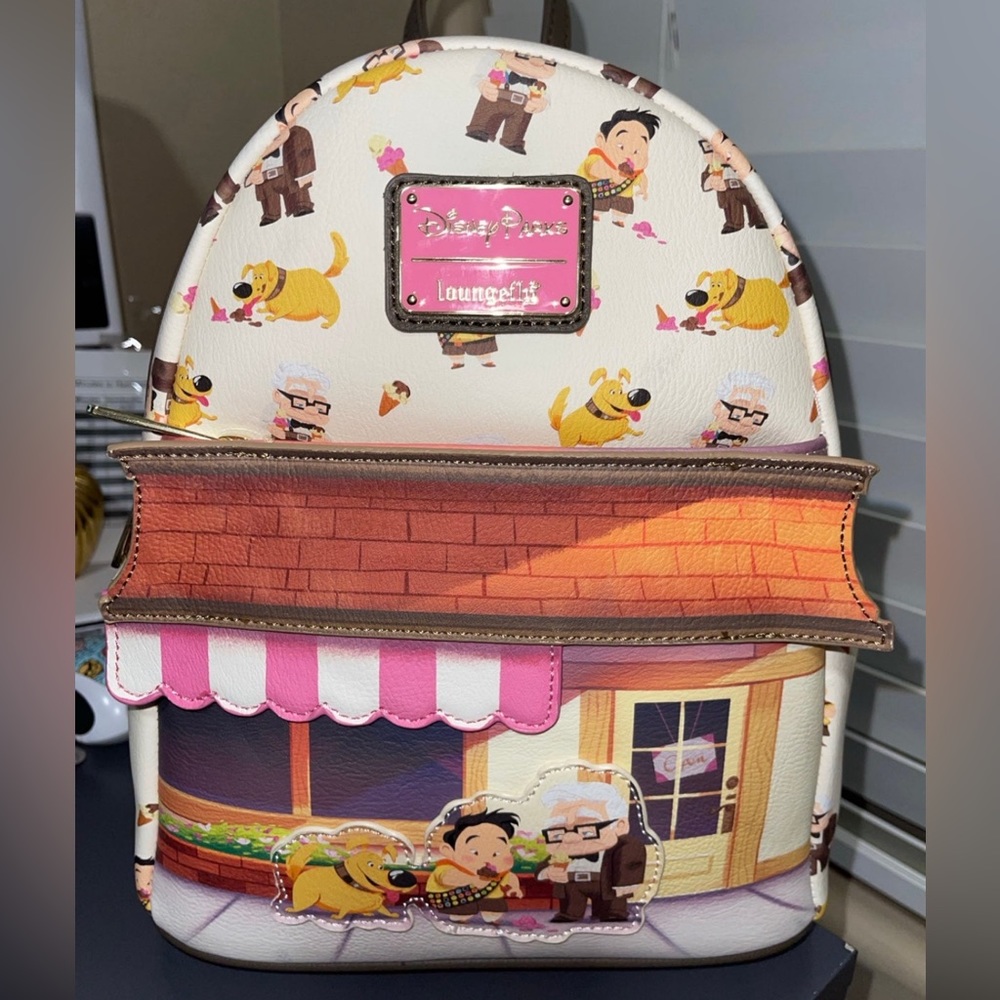 Disney Parks 2023 Loungefly UP Ice Cream Scented Mini Backpack